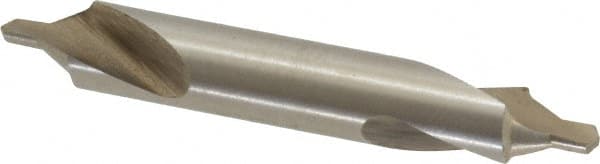 Interstate - #14 Bell Cut 60° Incl Angle High Speed Steel Combo Drill & Countersink - Strong Tooling