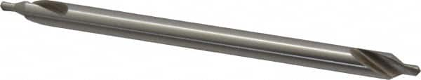 Interstate - #3 Plain Cut 60° Incl Angle High Speed Steel Combo Drill & Countersink - Strong Tooling