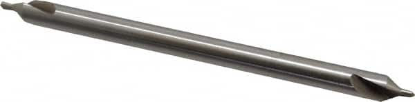 Interstate - #4-1/2 Plain Cut 60° Incl Angle High Speed Steel Combo Drill & Countersink - Strong Tooling