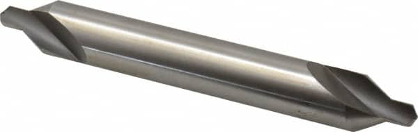 Interstate - #7 Plain Cut 60° Incl Angle High Speed Steel Combo Drill & Countersink - Strong Tooling