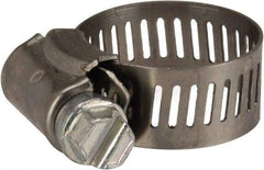 Parker - 0.44 to 1" Diam, Stainless Steel Worm Drive Clamp - Strong Tooling