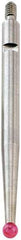 Starrett - 0.8mm Ball Diam, Carbide, Ball Test Indicator Contact Point - 1-5/16" Contact Point Length, Use with Starrett 811 & 811M Dial Test Indicators - Strong Tooling