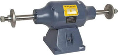 Baldor - 10" Wheel Diam x 1-1/4" Wheel Width, 1-1/2 hp Buffer - 7/8" Arbor Hole Diam, 1 Phase, 3,600 Max RPM, 115/230 Volts - Strong Tooling