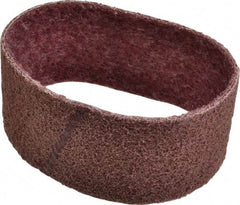 Brite Star - 3" Wide x 18" OAL, Aluminum Oxide Abrasive Belt - Aluminum Oxide, Medium, Nonwoven, Series SC-BS - Strong Tooling