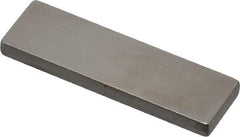 Mitutoyo - 0.1003" Rectangular Steel Gage Block - Accuracy Grade AS-1, Includes Certificate of Inspection - Strong Tooling