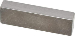 Mitutoyo - 0.2" Rectangular Steel Gage Block - Accuracy Grade AS-1, Includes Certificate of Inspection - Strong Tooling