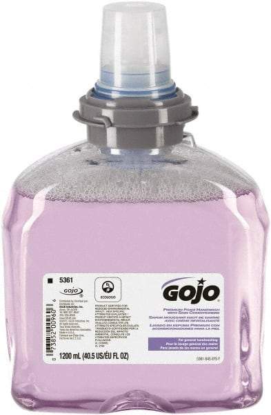 GOJO - 1,200 mL Dispenser Refill Foam Hand Cleaner - General Duty, Purple, Cranberry Scent - Strong Tooling