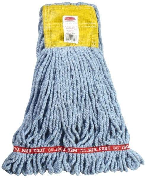 Rubbermaid - 5" Yellow Head Band, Small Blended Fiber Loop End Mop Head - 4 Ply, Use for General Purpose - Strong Tooling