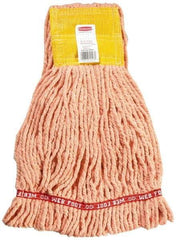 Rubbermaid - 5" Yellow Head Band, Small Blended Fiber Loop End Mop Head - 4 Ply, Use for General Purpose - Strong Tooling