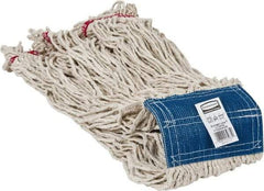 Rubbermaid - 5" Blue Head Band, X-Large Blended Fiber Loop End Mop Head - 4 Ply, Use for General Purpose - Strong Tooling