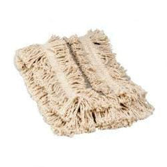 Rubbermaid - 48" Long x 5" Wide Yarn Blend Dust Mop Head - Envelope Connection, White - Strong Tooling