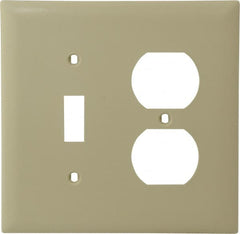 Pass & Seymour - 2 Gang, 4-1/2 Inch Long x 4-3/4 Inch Wide, Standard Combination Wall Plate - Strong Tooling