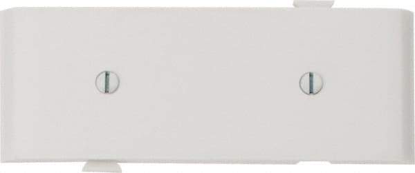 Pass & Seymour - 1 Gang, 4.9062 Inch Long x 1-13/16 Inch Wide, Blank Wall Plate - Blank, White, Nylon - Strong Tooling