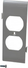 Pass & Seymour - 1 Gang, 4.9062 Inch Long x 1-13/16 Inch Wide, Sectional Wall Plate - Duplex Outlet Center Panel, White, Nylon - Strong Tooling