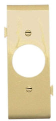 Pass & Seymour - 1 Gang, 4.9062 Inch Long x 1-13/16 Inch Wide, Sectional Wall Plate - Single Outlet Center Panel, Ivory, Nylon - Strong Tooling