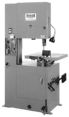 Dake - 19-1/2 Inch Throat Capacity, Variable Speed Pulley Vertical Bandsaw - 50 to 500 SFPM, 1-1/2 HP, Three Phase - Strong Tooling