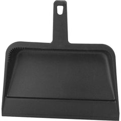 PRO-SOURCE - 12" Wide Handheld Dustpan - Plastic Body, 4-1/2" Plastic Handle - Strong Tooling