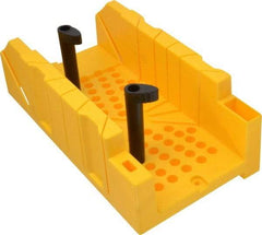 Stanley - 22.5°, 45°, 60°, 90° Back/Panel Saw Miter Box Only - 4-1/4" Box Width x 12" Box Length - Strong Tooling