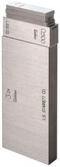 Starrett - 0.25" Rectangular Steel Gage Block - Accuracy Grade 0 - Strong Tooling