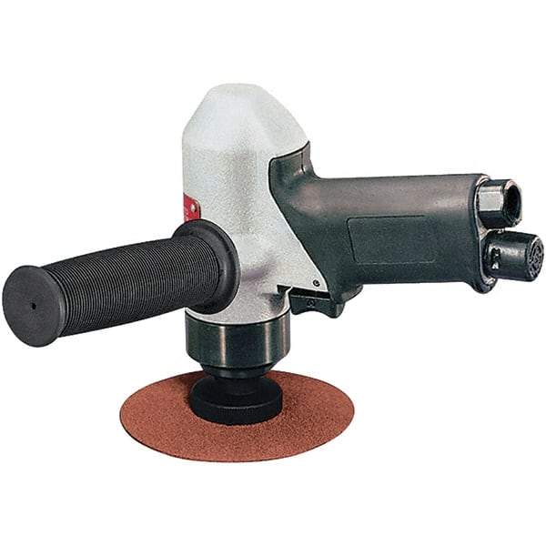 Dynabrade - 4-1/2 to 5" Disc, 8,000 RPM, Pneumatic Handheld Disc Sander - 30 CFM, 1/4 NPT Inlet, 0.7 hp, 90 psi - Strong Tooling