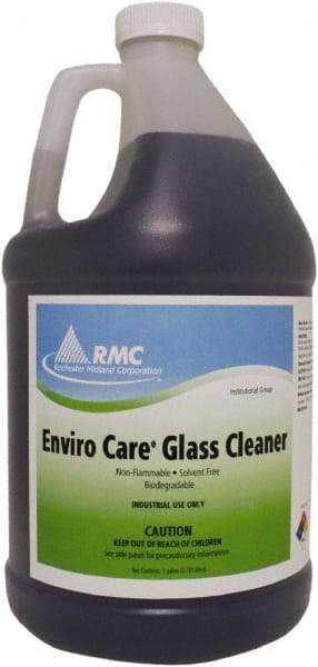 Rochester Midland Corporation - 1 Gal Bottle Fresh Glass Cleaner - Concentrated, Use on Ceramic Tile, Formica, Glass Surfaces, Mirrors, Plastic Surfaces, Stainless Steel - Strong Tooling