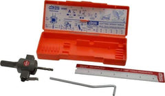 SPI - 3/4 to 3" Cutting Diam, 3/8" Cutting Depth, Circle Cutter & Trepanning Tool - Straight Shank, 1/2" Shank Diam - Strong Tooling