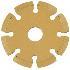 Core Cut - 4" Diam, 20mm Arbor Hole Diam, Wet & Dry Cut Saw Blade - Diamond-Tipped, Standard Round Arbor - Strong Tooling