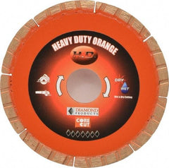 Core Cut - 4" Diam, 20mm Arbor Hole Diam, Wet & Dry Cut Saw Blade - Diamond-Tipped, Standard Round Arbor - Strong Tooling