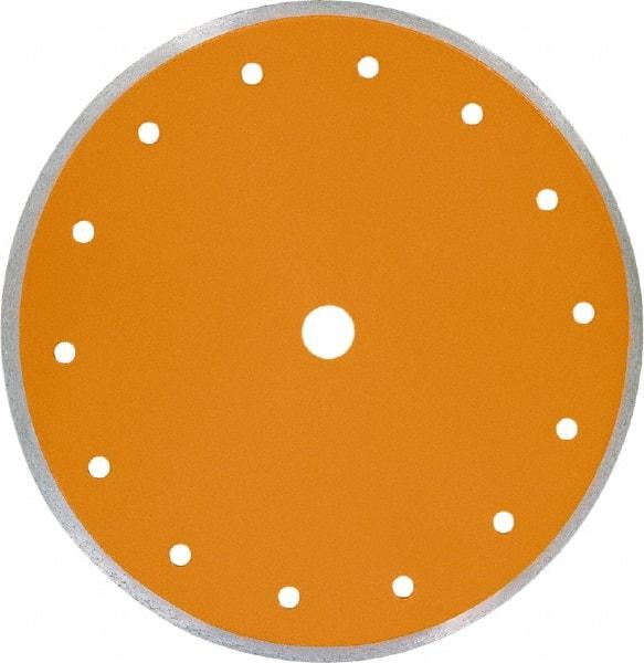 Core Cut - 5" Diam, 5/8" Arbor Hole Diam, Wet & Dry Cut Saw Blade - Diamond-Tipped, Standard Round Arbor - Strong Tooling