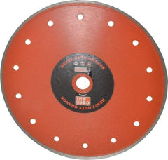 Core Cut - 8" Diam, 5/8" Arbor Hole Diam, Wet & Dry Cut Saw Blade - Diamond-Tipped, Standard Round Arbor - Strong Tooling