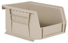 Akro-Mils - 10 Lb. Load Capacity, 5-3/8" Deep, Gray Polymer Hopper Stacking Bin - 3" High x 4-1/8" Wide x 5-3/8" Long - Strong Tooling