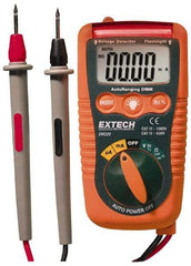 Extech - DM220, CAT IV, 600 VAC/VDC, Digital Auto Ranging Multimeter - 40 mOhm, Measures Voltage, Current, Frequency, Resistance - Strong Tooling