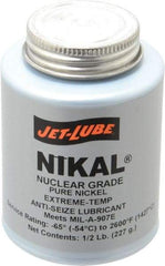 Jet-Lube - 0.5 Lb Can Extreme Temperature Anti-Seize Lubricant - Nickel, -65 to 2,600°F, Gray, Nuclear Grade - Strong Tooling