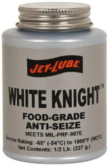 Jet-Lube - 1 Lb Can General Purpose Anti-Seize Lubricant - Aluminum, -65 to 1,800°F, White, Food Grade, Water Resistant - Strong Tooling