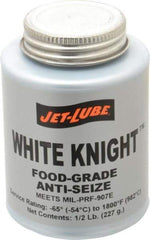 Jet-Lube - 0.5 Lb Can General Purpose Anti-Seize Lubricant - Aluminum, -65 to 1,800°F, White, Food Grade, Water Resistant - Strong Tooling