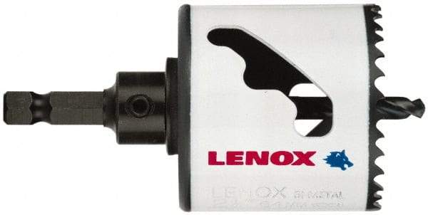 Lenox - 2-7/8" Diam, 1-1/2" Cutting Depth, Hole Saw - Bi-Metal Saw, Toothed Edge - Strong Tooling