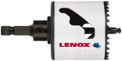 Lenox - 3" Diam, 1-9/16" Cutting Depth, Hole Saw - Bi-Metal Saw, Toothed Edge - Strong Tooling