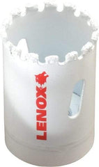 Lenox - 1-3/8" Diam, 1-5/8" Cutting Depth, Hole Saw - Carbide Grit Saw, Gulleted Edge - Strong Tooling