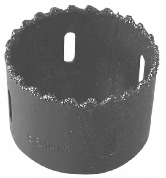 Lenox - 3" Diam, 1-5/8" Cutting Depth, Hole Saw - Carbide Grit Saw, Gulleted Edge - Strong Tooling