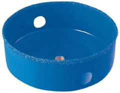 Lenox - 6-3/8" Diam, 1-1/2" Cutting Depth, Hole Saw - Carbide Grit Saw, Continuous Edge - Strong Tooling