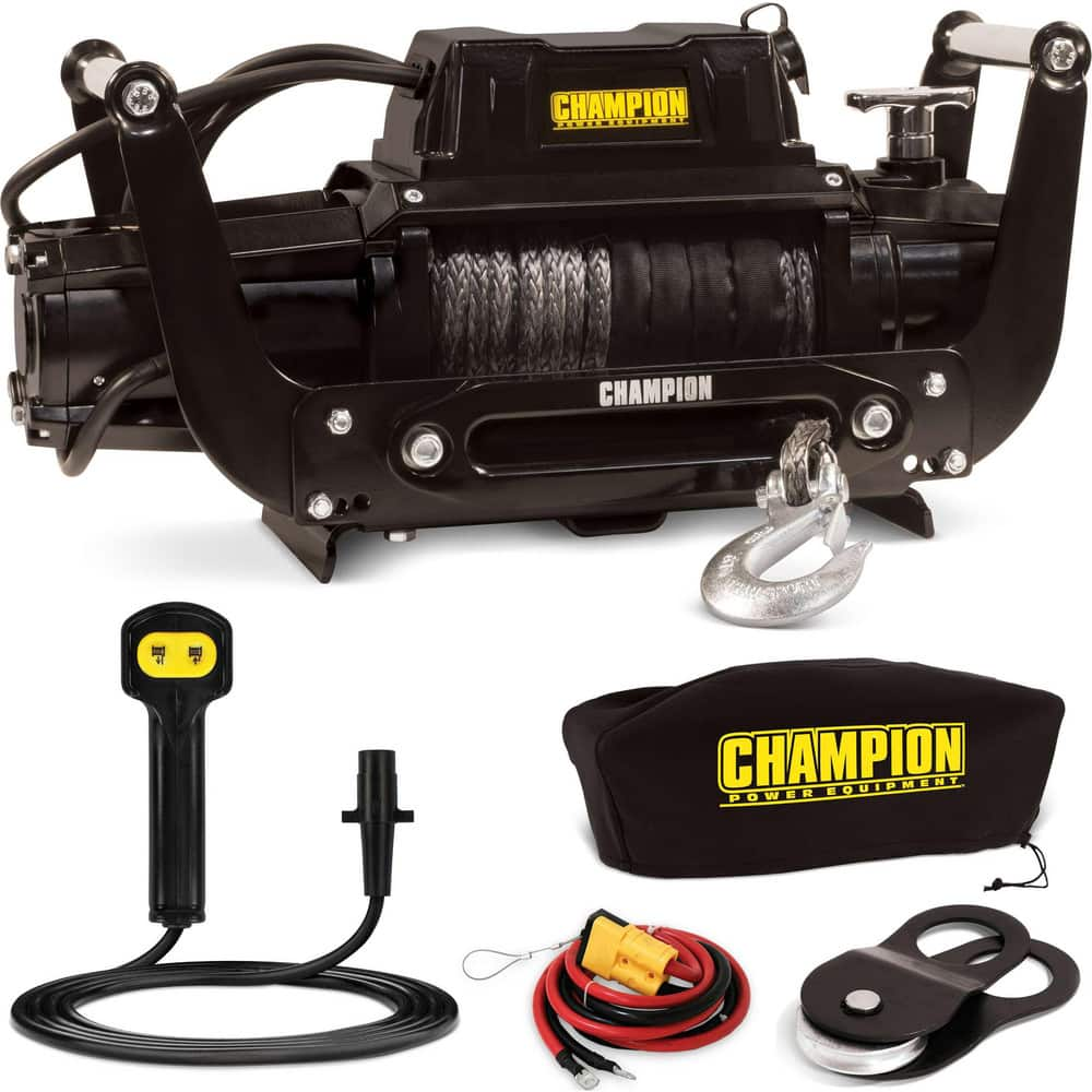 Automotive Winches; Winch Type: Utility; Winch Gear Type: Planetary; Winch Gear Ratio: 216:1; Cable Length (Feet): 85.000; Pull Capacity: 12000 lb; Cable Length: 85.000; Cable Diameter: .34375 in; Overall Length: 22.30; Overall Depth: 5.9 in; Overall Heig