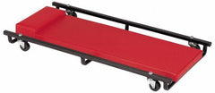 Whiteside - 570 Lb Capacity, 6 Wheel Creeper - Steel, 36" Long x 3-1/4" High x 17" Wide - Strong Tooling