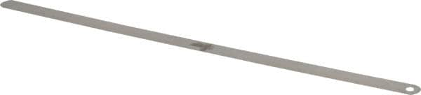 Starrett - 0.0025 Inch Thick x 1/2 Inch Wide x 12 Inch Leaf Length, Parallel Feeler Gage - Tempered Steel - Strong Tooling