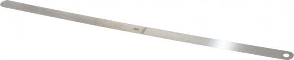 Starrett - 0.003 Inch Thick x 1/2 Inch Wide x 12 Inch Leaf Length, Parallel Feeler Gage - Tempered Steel - Strong Tooling