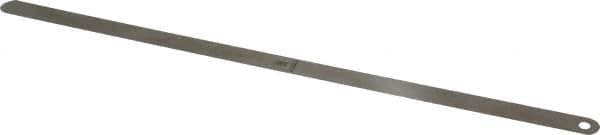 Starrett - 0.004 Inch Thick x 1/2 Inch Wide x 12 Inch Leaf Length, Parallel Feeler Gage - Tempered Steel - Strong Tooling