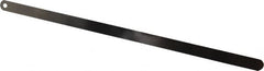 Starrett - 0.006 Inch Thick x 1/2 Inch Wide x 12 Inch Leaf Length, Parallel Feeler Gage - Tempered Steel - Strong Tooling