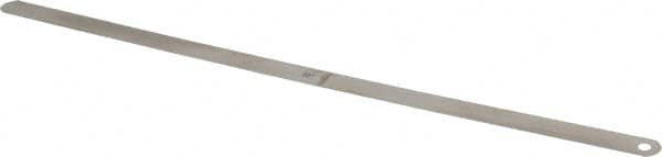 Starrett - 0.007 Inch Thick x 1/2 Inch Wide x 12 Inch Leaf Length, Parallel Feeler Gage - Tempered Steel - Strong Tooling