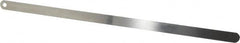 Starrett - 0.009 Inch Thick x 1/2 Inch Wide x 12 Inch Leaf Length, Parallel Feeler Gage - Tempered Steel - Strong Tooling