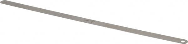 Starrett - 0.011 Inch Thick x 1/2 Inch Wide x 12 Inch Leaf Length, Parallel Feeler Gage - Tempered Steel - Strong Tooling