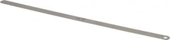 Starrett - 0.011 Inch Thick x 1/2 Inch Wide x 12 Inch Leaf Length, Parallel Feeler Gage - Tempered Steel - Strong Tooling